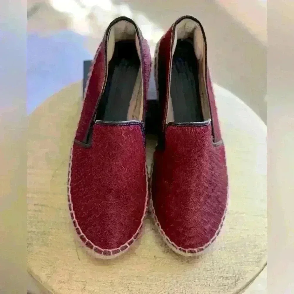 Zara size 7.5 espadrille. Worn once! Snake skin